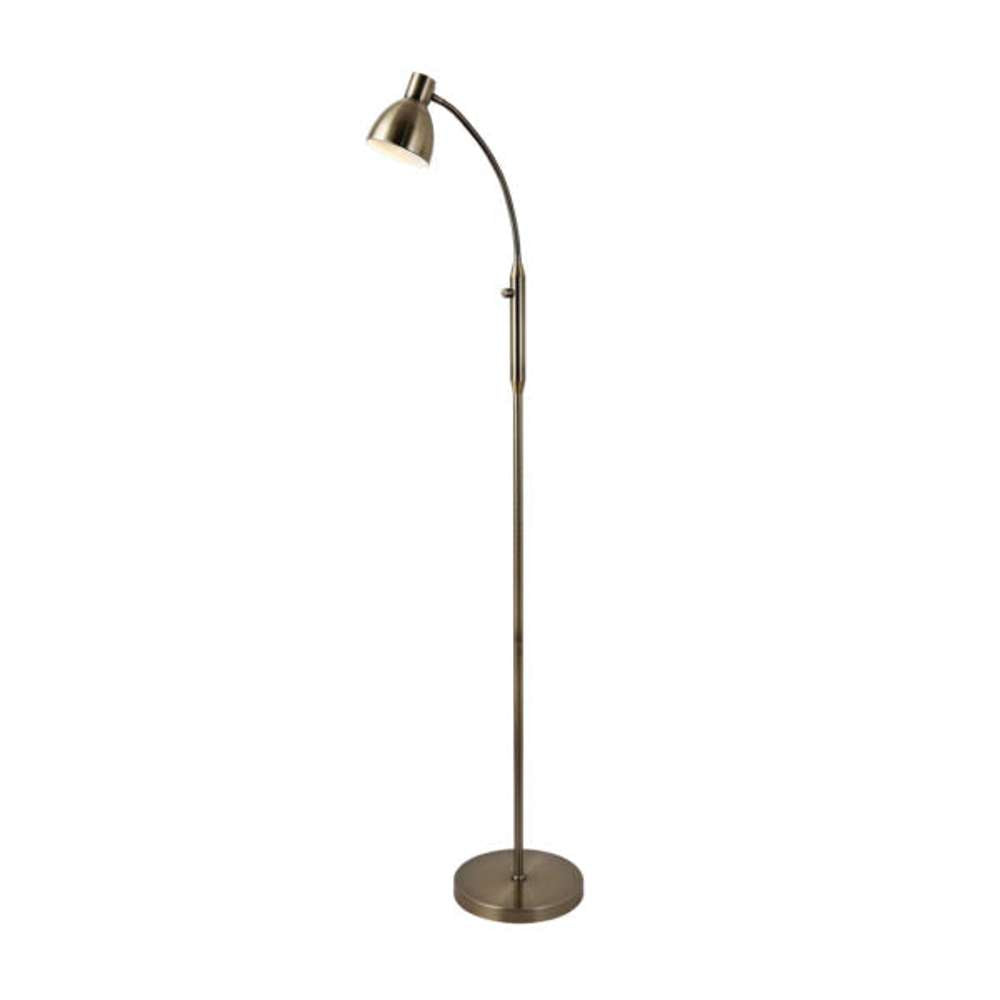 Hudson gulvlampe 1l - antique brass Gulvlampe