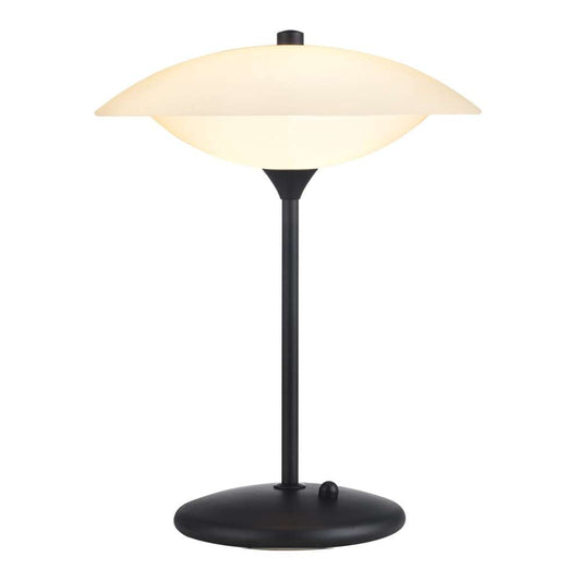 Baroni bordlampe ø30 - opal/black Bordlampe