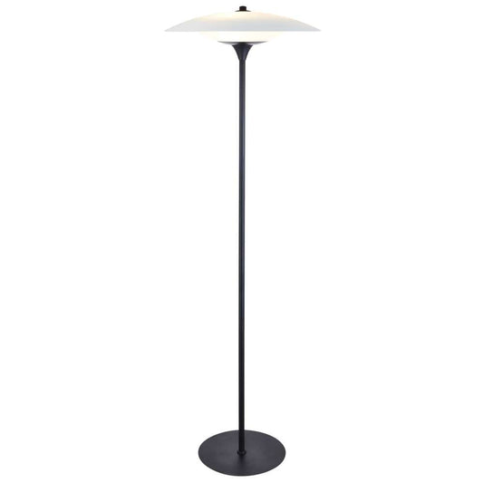 Baroni gulvlampe ø46 - opal/black Gulvlampe