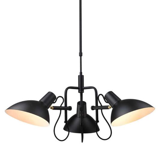 Metropole lysekrone 3l ø73 - black Lysekrone