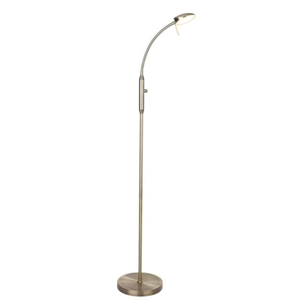 Vegas gulvlampe 1l - antique brass Gulvlampe