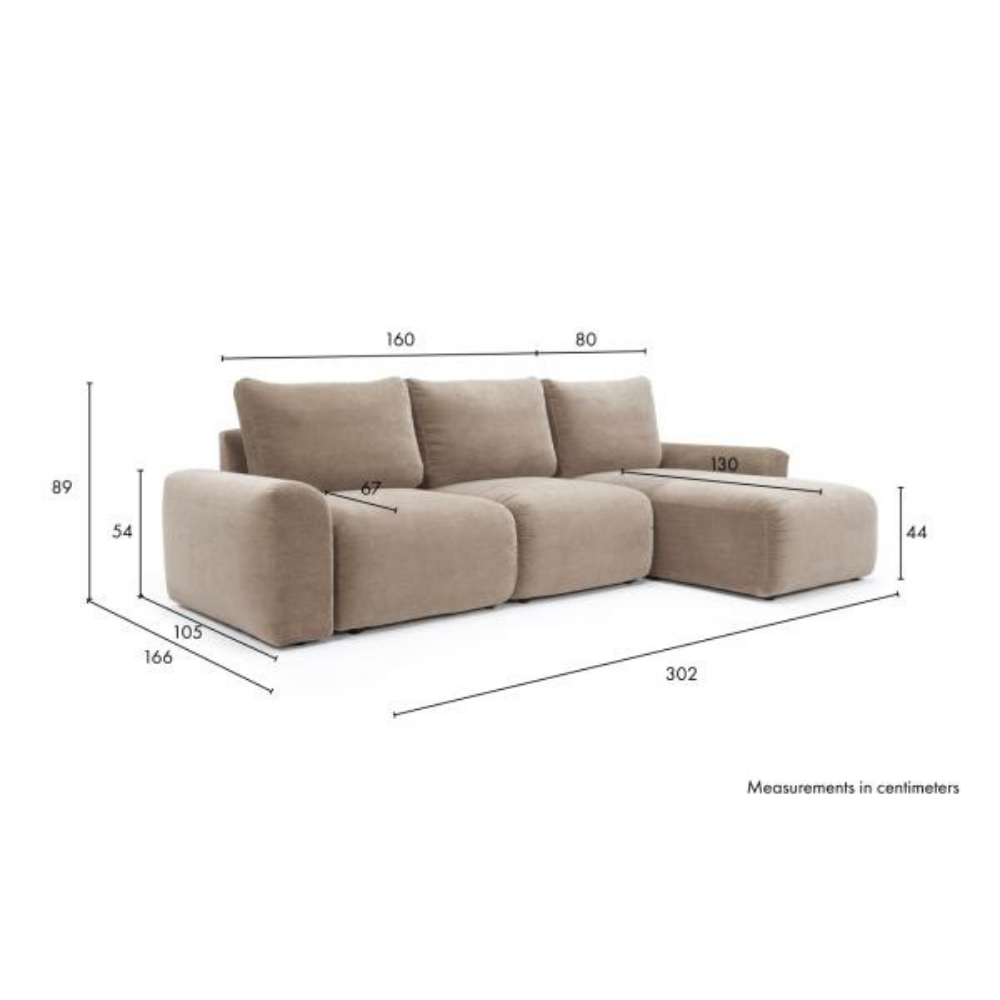 Innovation Living Norum sovesofa med chaisselong