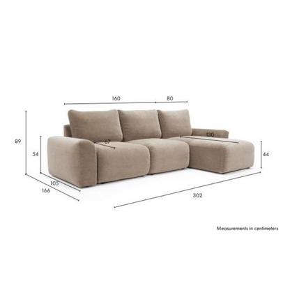 Innovation Living Norum sovesofa med chaisselong