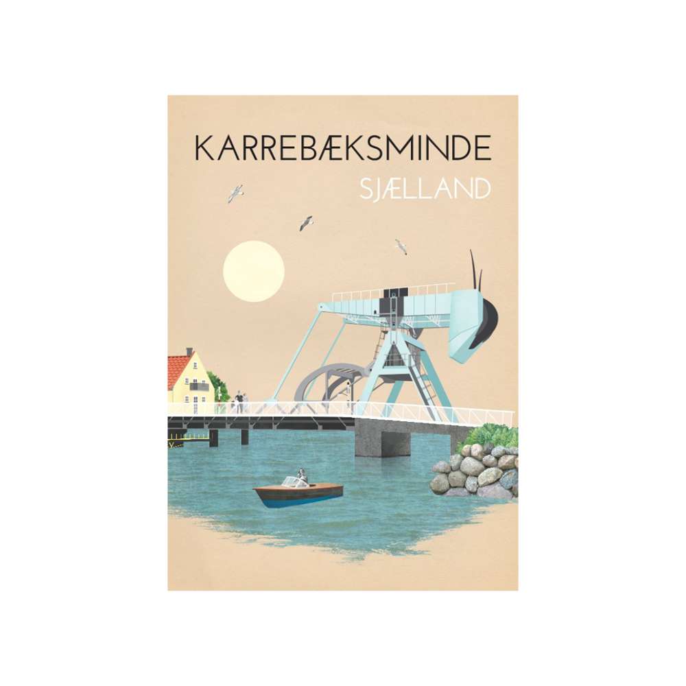 By Plakat Karrebæksminde u/ramme