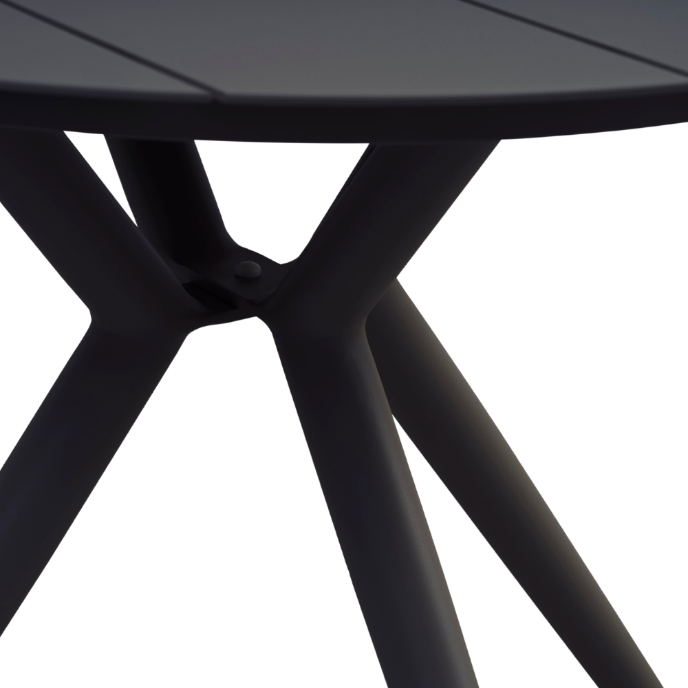 Lexpo Corfu havebord Ø90 cm Anthracite