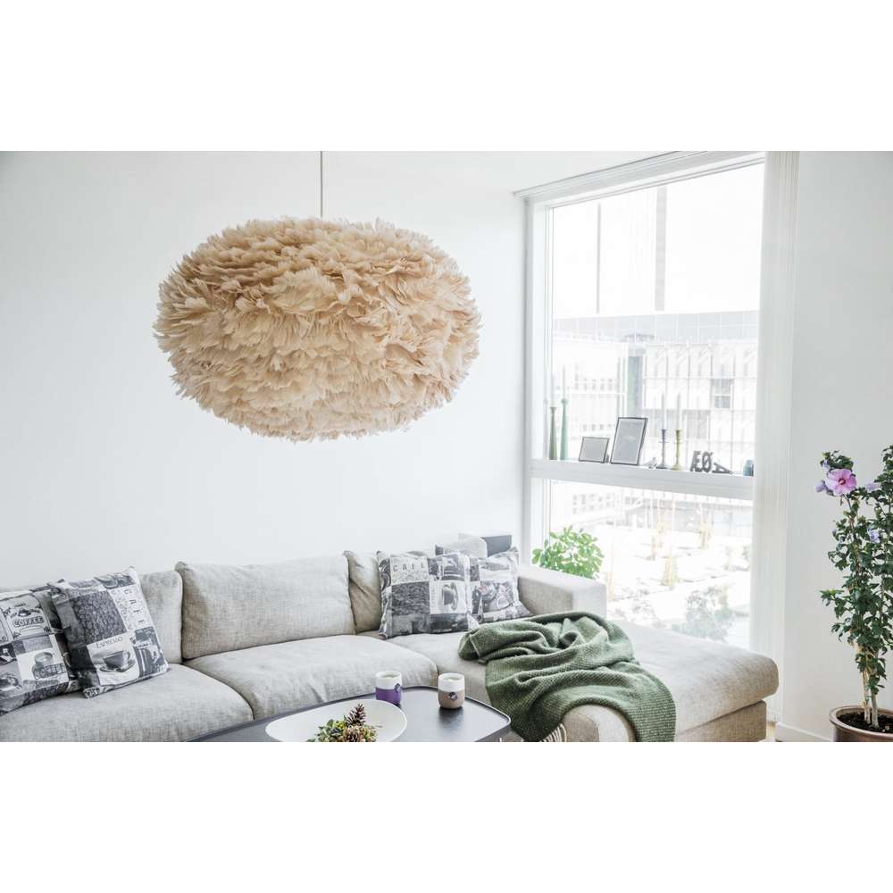 Eos XL light brown Ø 75 x 45 cm lampeskærm Pendel
