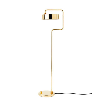 Petite machine floor lamp