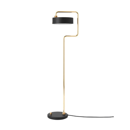 Petite machine floor lamp