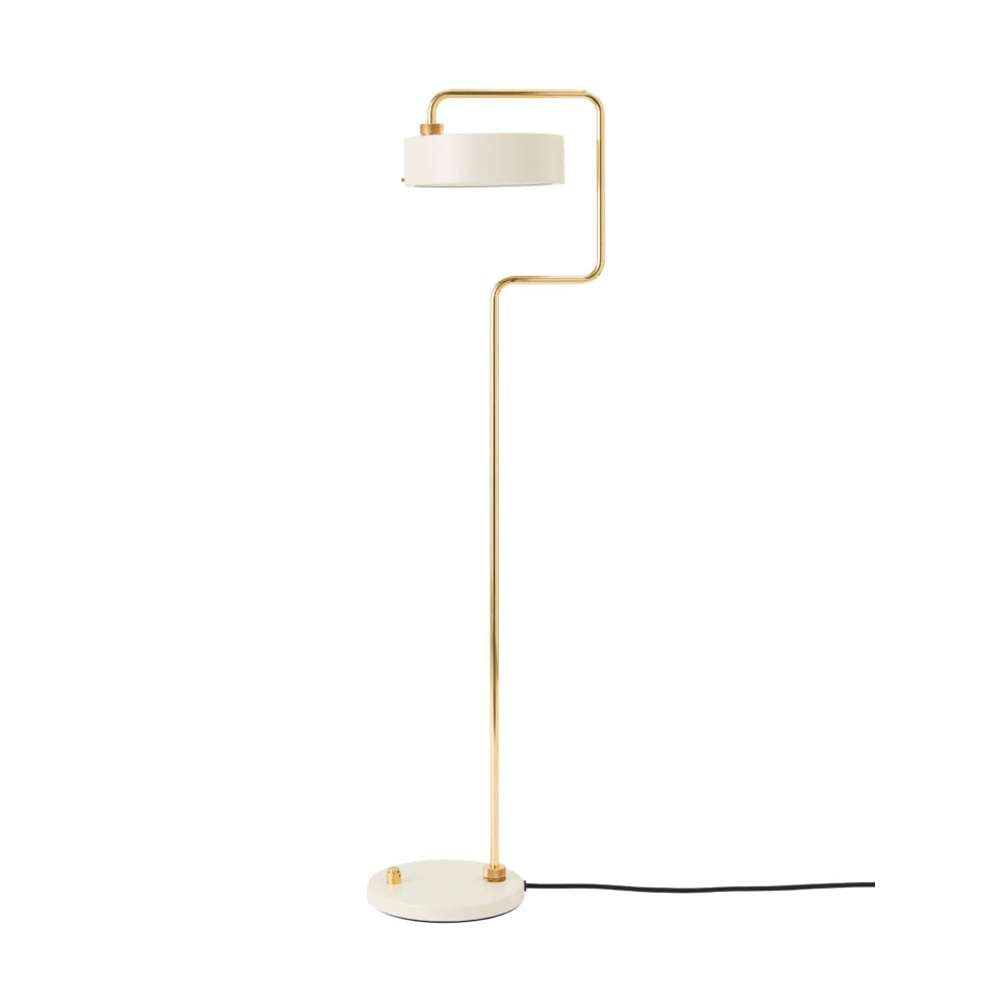 Petite machine floor lamp