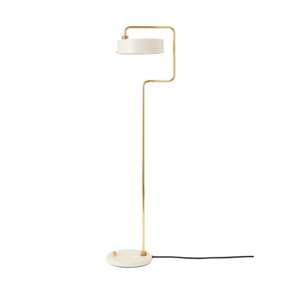 Petite machine floor lamp