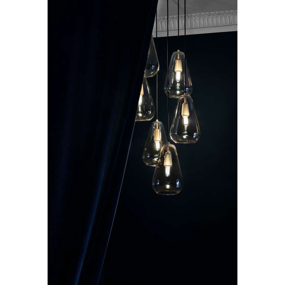 Anoli 6, nordic gold / gold Pendel