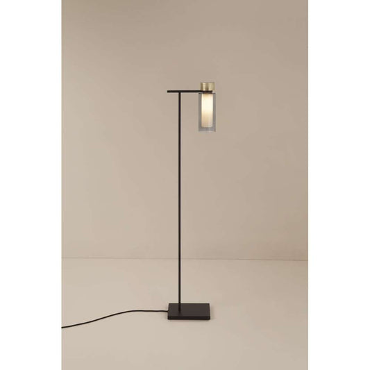 Osman 560.61 floor matt black + brushed brass Gulvlampe