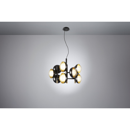 Muse 554.13 chandelier sand black + copper Pendel Pendel