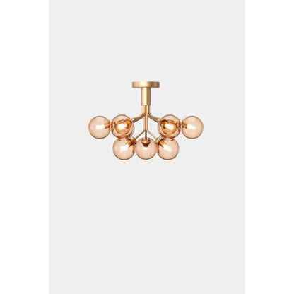 Apiales 9 ceiling, brushed brass / gold Loftlampe