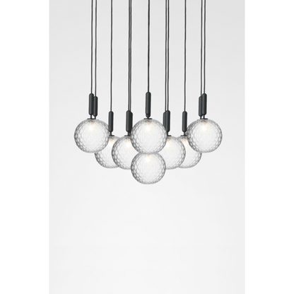 Miira 13 large, rock grey / optic clear Pendel Pendel