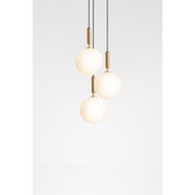 Miira 3 large, brass / opal Pendel Pendel