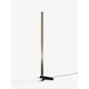 F model 165cm Gulvlampe Bruneret messing