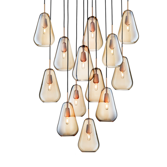 Anoli 13, nordic gold / gold Pendel