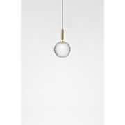 Miira 1 large, brass / optic clear Pendel