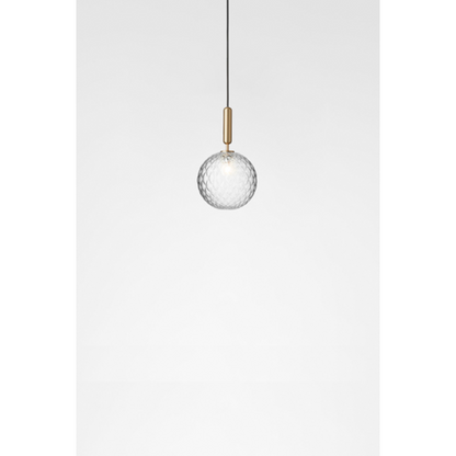 Miira 1 large, brass / optic clear Pendel