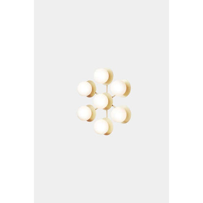 Liila star, nordic gold / opal Væglampe