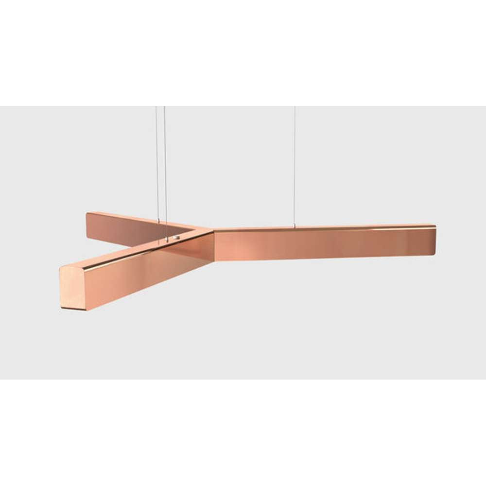 Y model cordless ø 80cm Pendel Poleret kobber