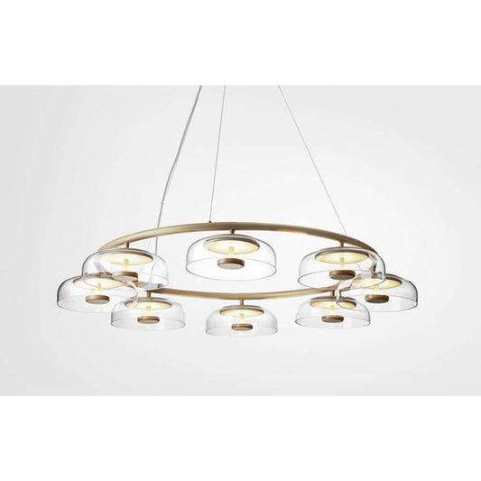 Blossi 8 nordic gold/clear Loftlampe