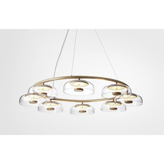 Blossi 8 nordic gold/clear Loftlampe Loftlampe