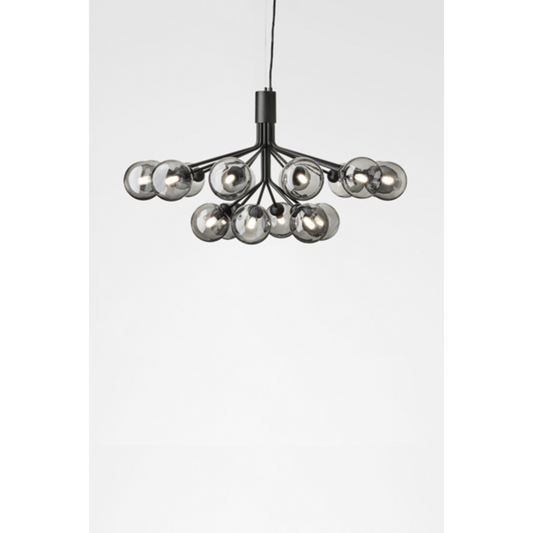 Apiales 18, satin black / smoked Loftlampe Loftlampe
