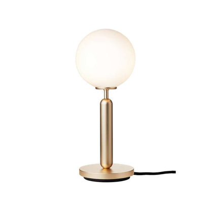 Miira table, brass / opal Bordlampe