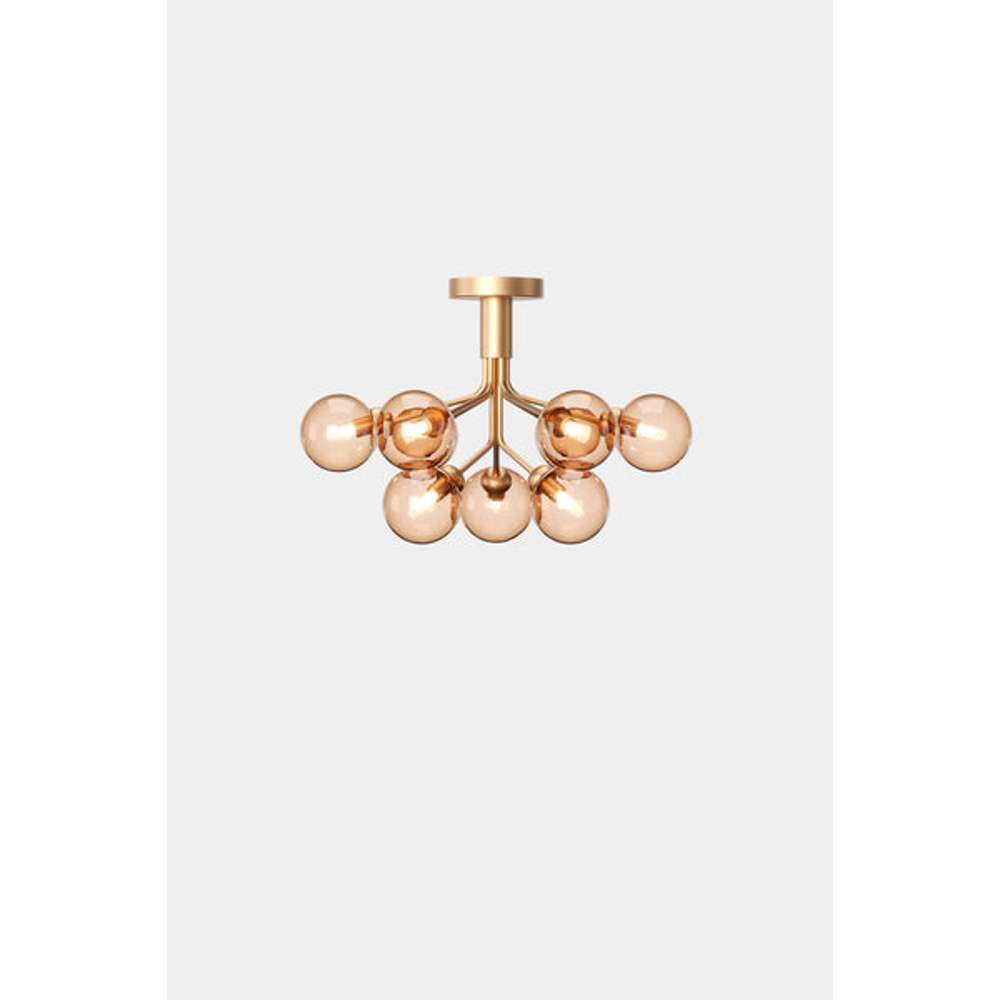 Apiales 9 ceiling, brushed brass / gold Loftlampe