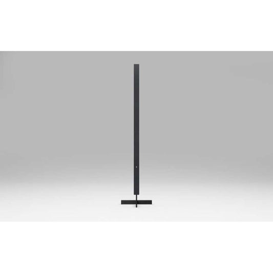 F model 165cm  Gulvlampe Blåneret stål