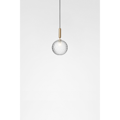 Miira 1 large, brass / optic clear Pendel