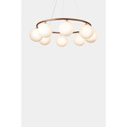 Miira 8 circular,  dark bronze / opal Loftlampe
