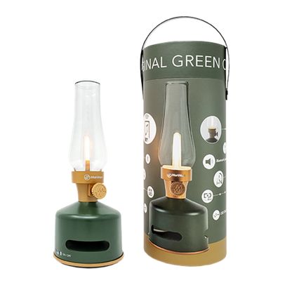 Led lantern speaker o. grøn/original green Portable