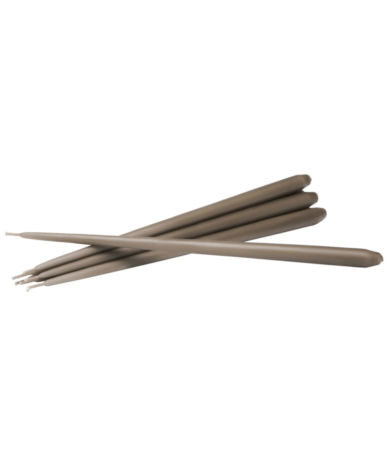 Stoff Nagel Taper Candles