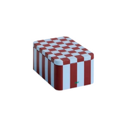 Hay Tin Container, Light Blue og Bordeaux - Small
