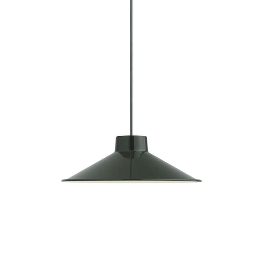 Top pendant lamp dark green ø 36 Pendel