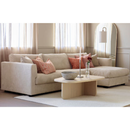 Latifa 2 personers sofa med chaiselong
