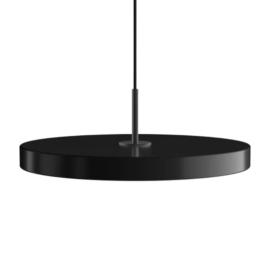 Asteria Medium Black - Black Top 43 x 14 cm, 2.7m cordset Pendel