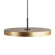 Asteria Medium Brass Black Top Pendel