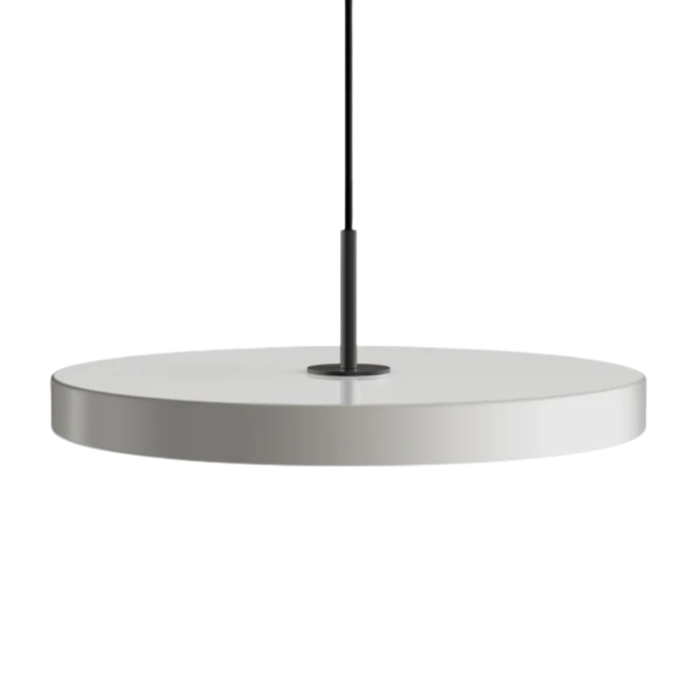 Asteria Medium Nuance Mist - Black Top 43 x 14 cm, 2.7m cordset Pendel