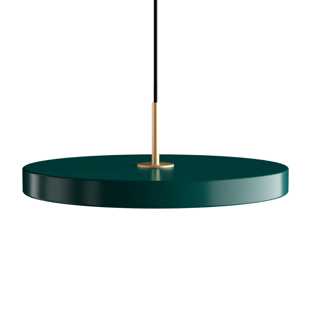 Asteria Medium - Forest green 43 x 14 cm, 2.7m cordset Pendel