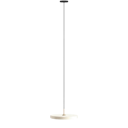 Asteria Medium - Pearl white 43 x 14 cm, 2.7m cordset Pendel
