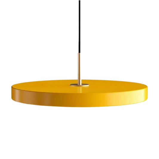 Asteria Medium - Saffron yellow  43 x 14 cm, 2.7m cordset Pendel