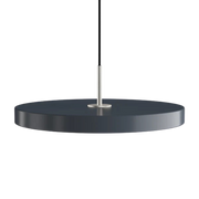 Asteria Medium Anthracite Grey - Steel Top 43 x 14 cm, 2.7m cordset Pendel