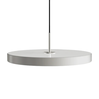 Asteria Medium Nuance Mist - Steel Top 43 x 14 cm, 2.7m cordset Pendel