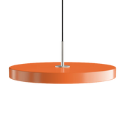 Asteria Medium Nuance Orange - Steel Top 43 x 14 cm, 2.7m cordset Pendel