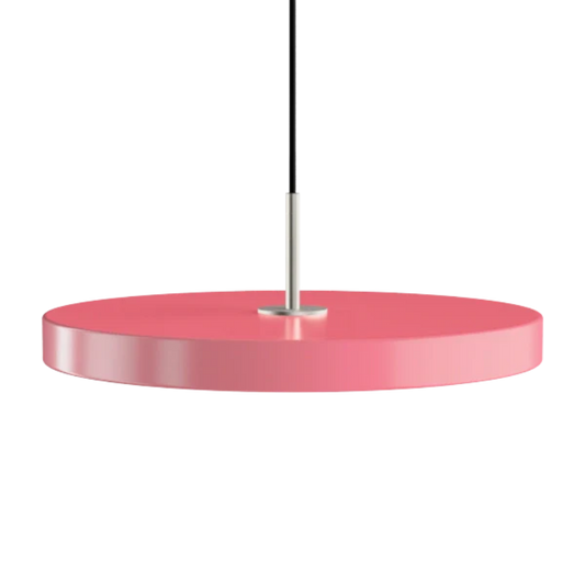 Asteria Medium Nuance Rose - Steel Top 43 x 14 cm, 2.7m cordset Pendel