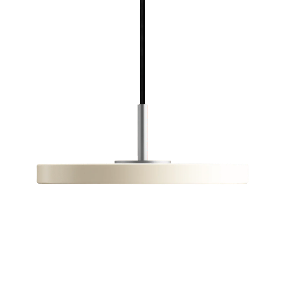 Asteria Micro Pearl White Stål top Pendel